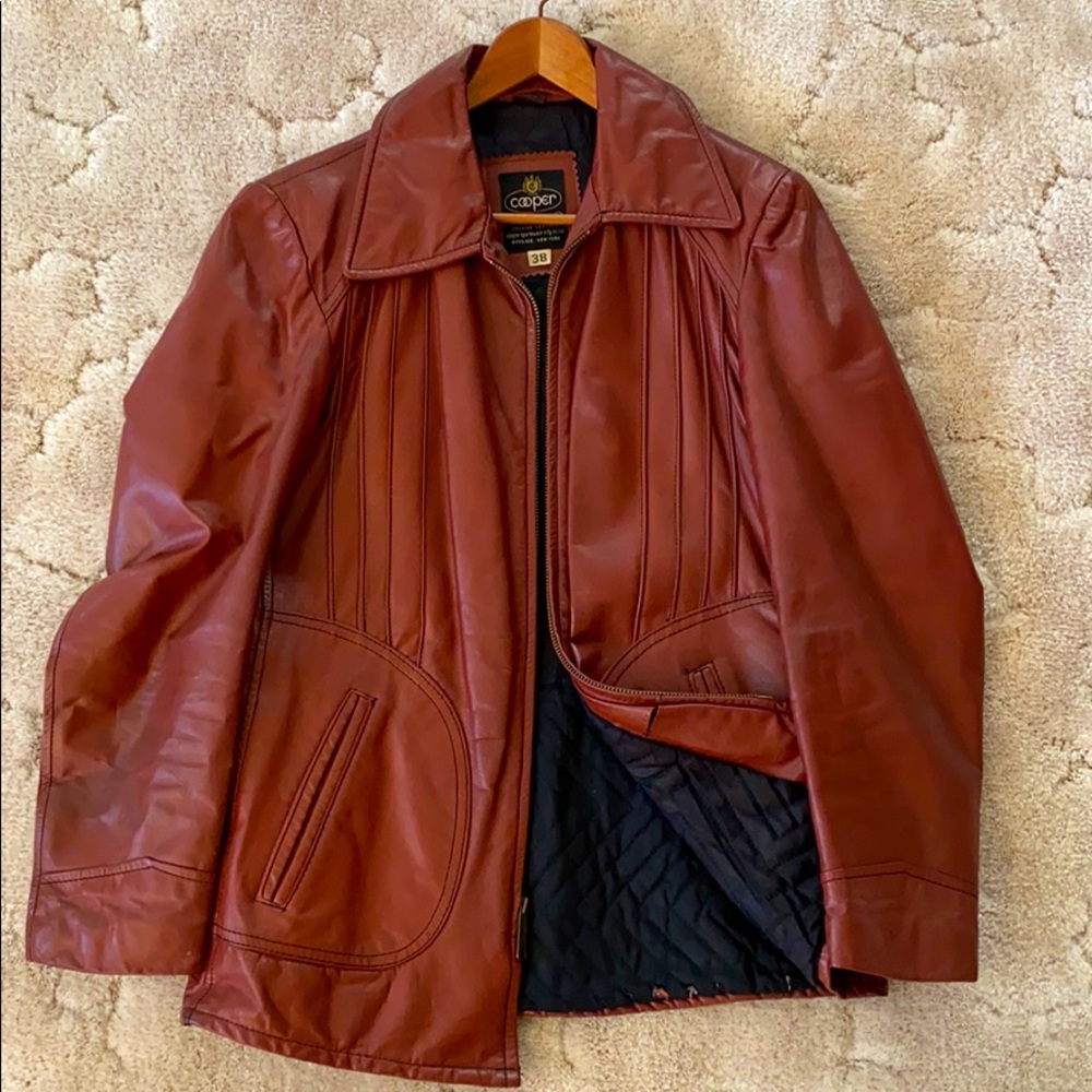 Cooper genuine leather jacket